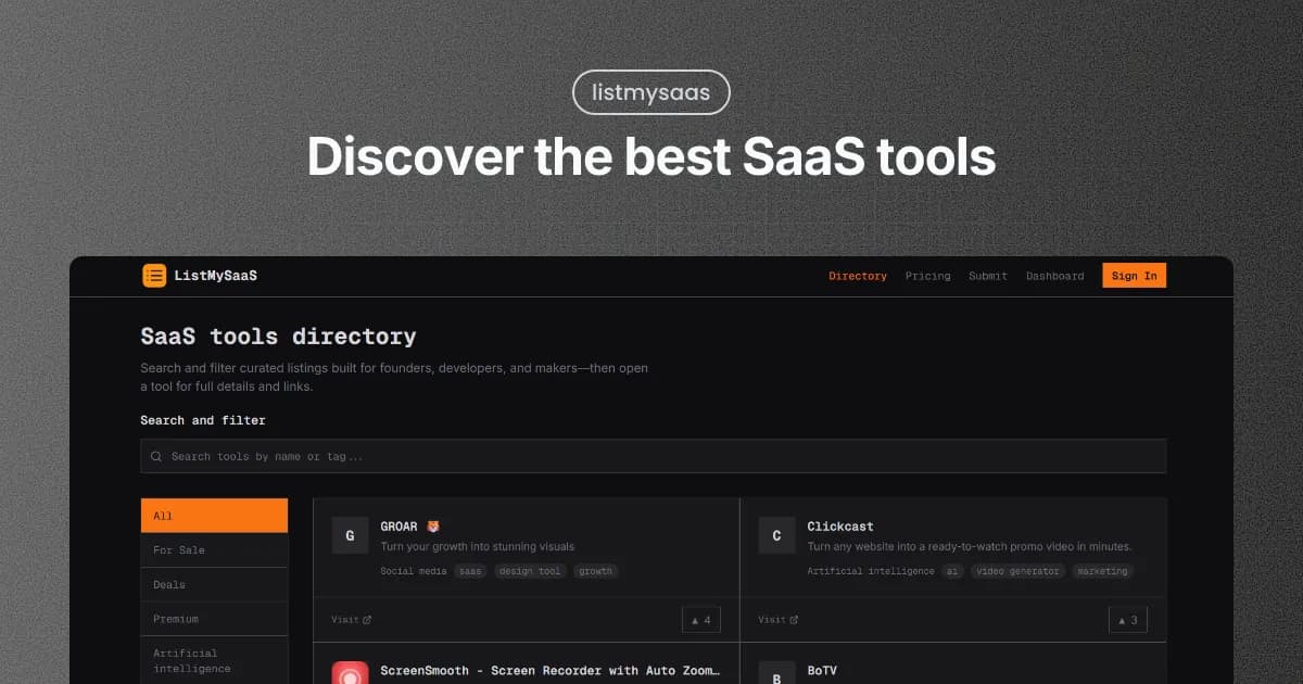 ListMySaaS