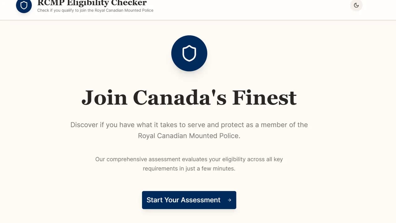 RCMP Eligibility Checker